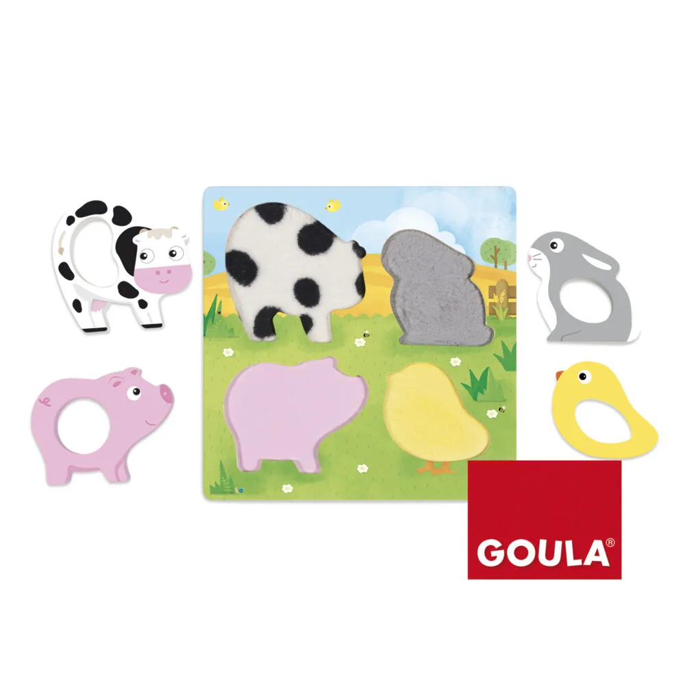 Jumbo Puzzle Animales Granja Tactil 53055 Thumbnail 4