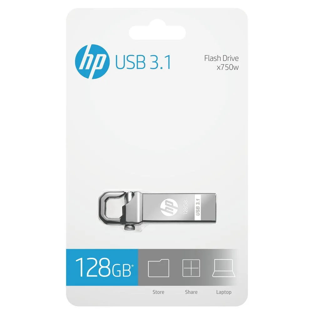 HP x750w 128 GB HPFD750W-128 USB 3.2 Flash Bellek Thumbnail 9