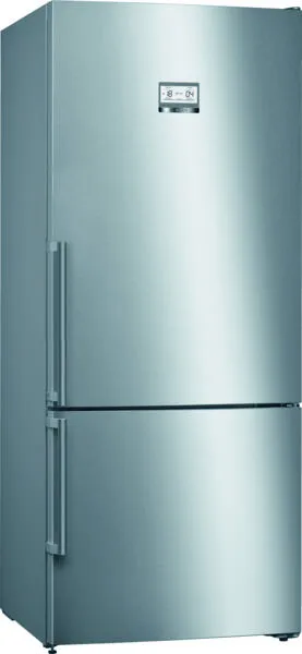 Bosch Serie 6 KGN76AIF0N donduruculu buz dolabı Solo Paslanmaz çelik Buzdolabı