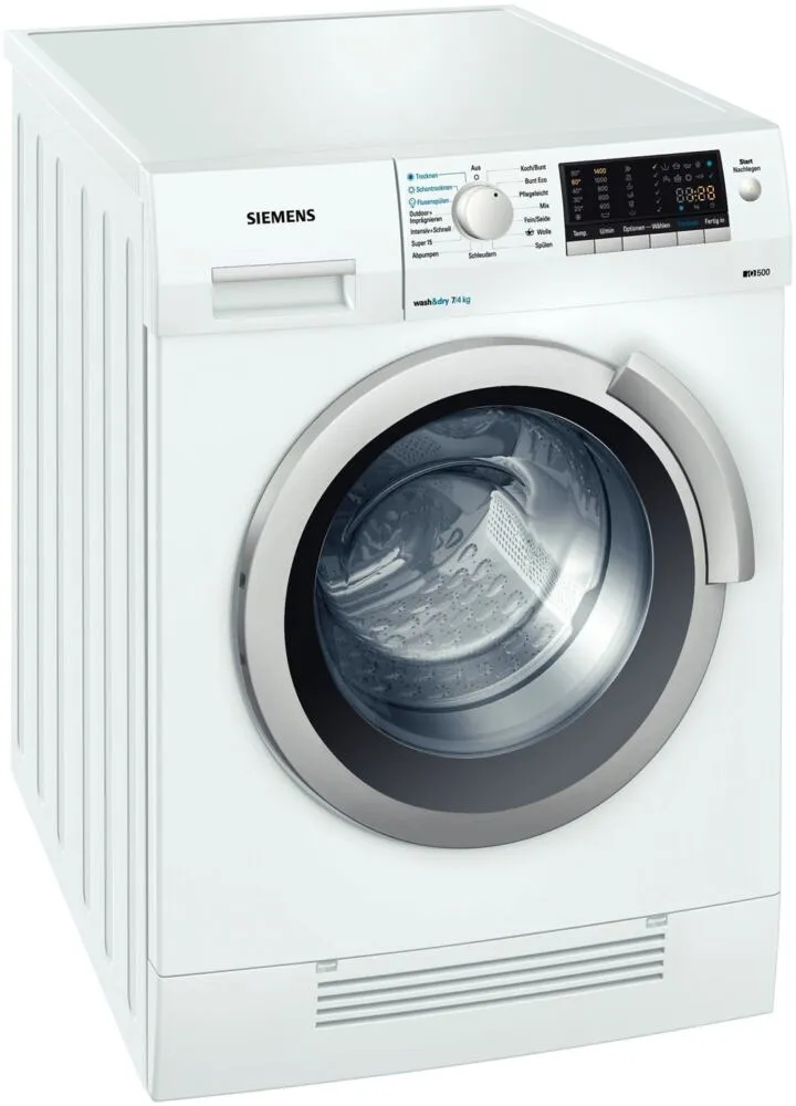 Siemens iQ500 çamaşır kurutma makinesi Solo Önden yüklemeli Beyaz Kurutmalı Çamaşır Makinesi