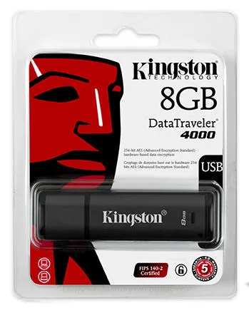 Kingston Technology 4000 8GB DT4000/8GB 8 GB USB 2.0 Flash Bellek USB Flash Sürücüleri Thumbnail 7