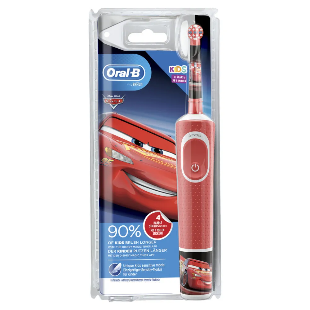 Oral-B 80337620 elektrikli diş fırçası Çocuk Titreşimli diş fırçası Kırmızı Thumbnail 1