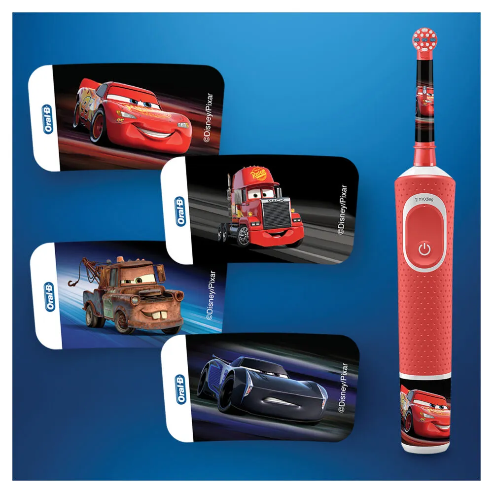 Oral-B 80337620 elektrikli diş fırçası Çocuk Titreşimli diş fırçası Kırmızı Thumbnail 5