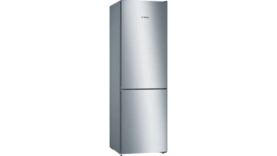 Bosch Serie 4 KGN36VLEAG donduruculu buz dolabı Solo 326 l Paslanmaz çelik Buzdolabı
