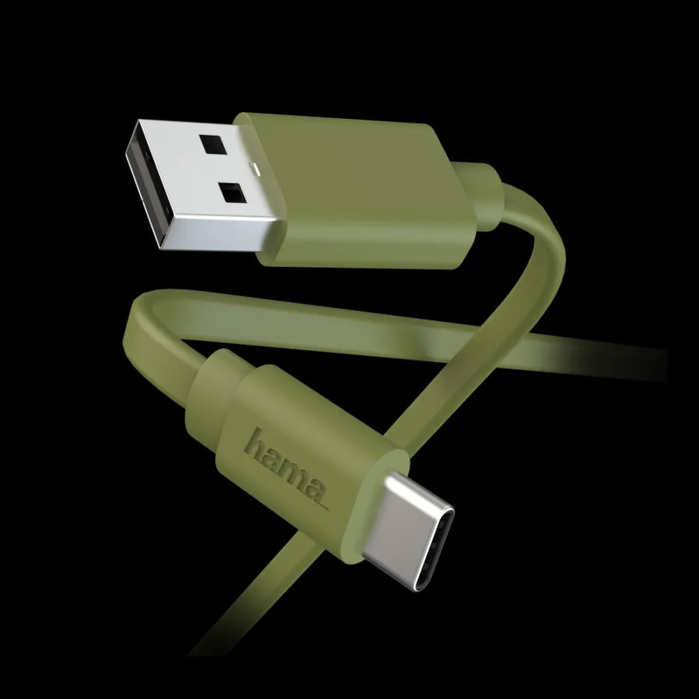 Hama Flat 00187231 USB A to USB C (1 m) USB Kablosu Thumbnail 4