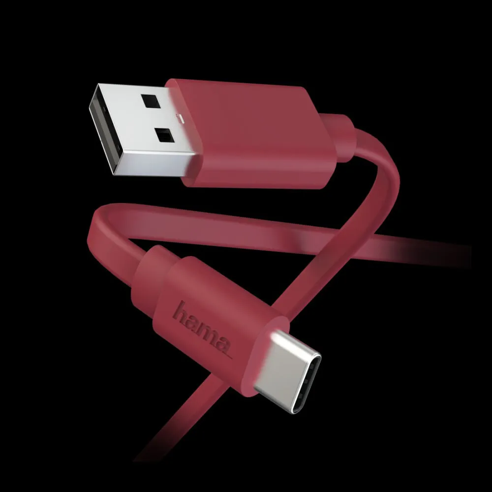 Hama Flat 00187230 USB A to USB C (1 m) USB Kablosu Thumbnail 4