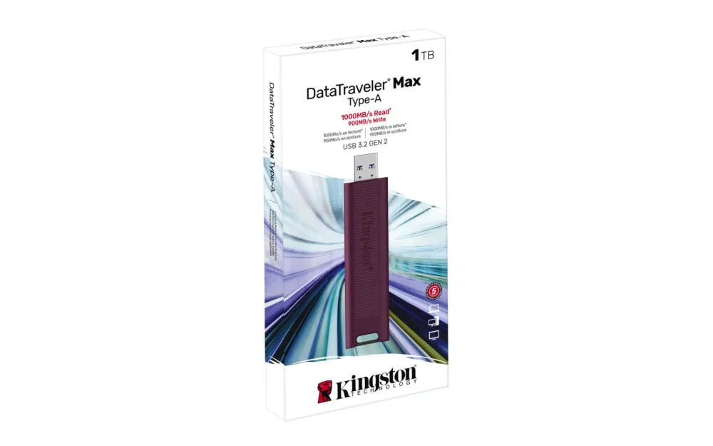Kingston Technology DataTraveler Max DTMAXA/1TB 1 TB USB 3.2 1000 MB/s Flash Bellek Thumbnail 12
