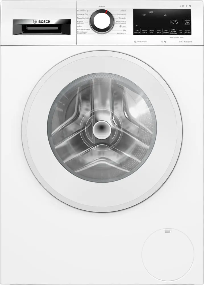 Bosch Serie 6 WGG254Z6II çamaşır makinesi Önden yüklemeli 10 kg 1351 RPM Beyaz Çamaşır Makineleri