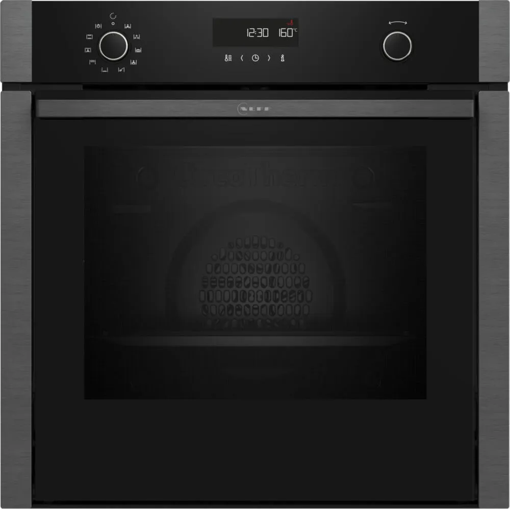 Neff N 50 B6ACH7AG3 fırın 71 l Siyah, Gri