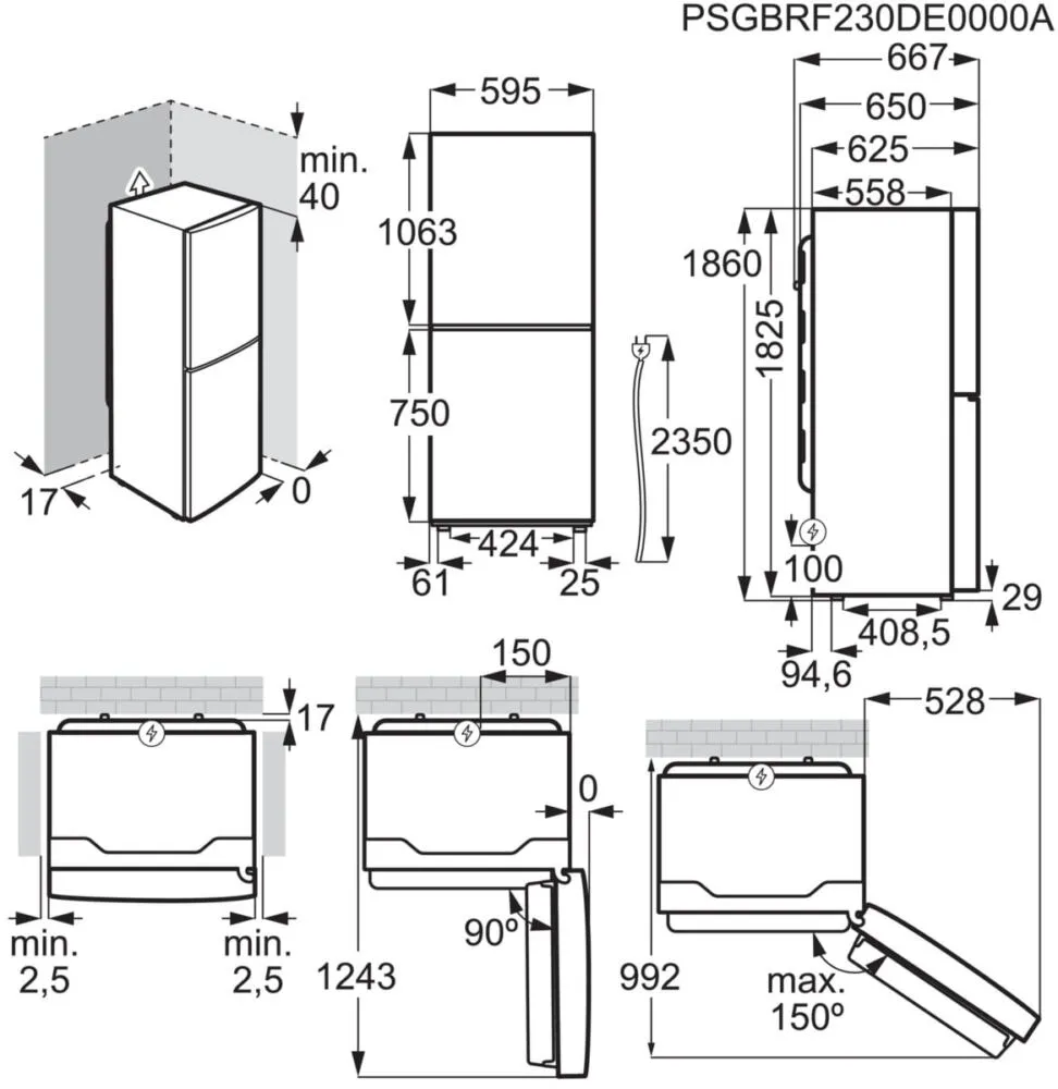 Electrolux LNT5ME32W1 925 993 527 330 Litre No-Frost Buzdolabı Thumbnail 14