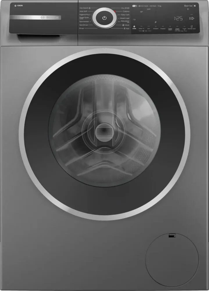 Bosch Serie 6 WGH254ARGB çamaşır makinesi Önden yüklemeli 10 kg 1400 RPM Gri Çamaşır Makineleri