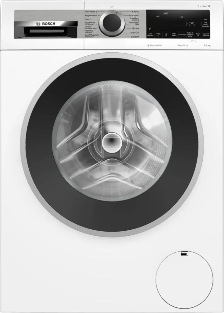 Bosch Serie 6 WGG246Z8NL çamaşır makinesi Önden yüklemeli 9 kg 1600 RPM Beyaz Çamaşır Makineleri