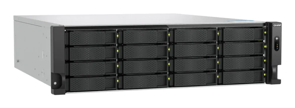 QNAP TS-h1677AXU-RP-R7-32G NAS Yatay (3U) AMD Ryzen™ 7 32 GB DDR5 256 TB HDD QNAP QTS Alüminyum, Siyah Thumbnail 5