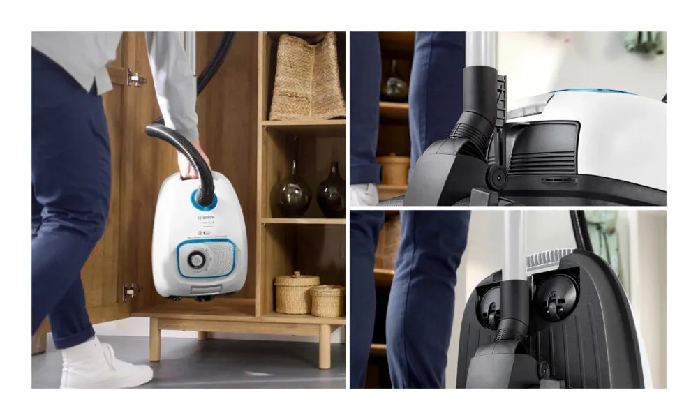 Bosch Serie 4 BGL41SIL1H elektrik süpürgesi 4 l Tambur vakum Kuru 700 W Toz torbası Thumbnail 7