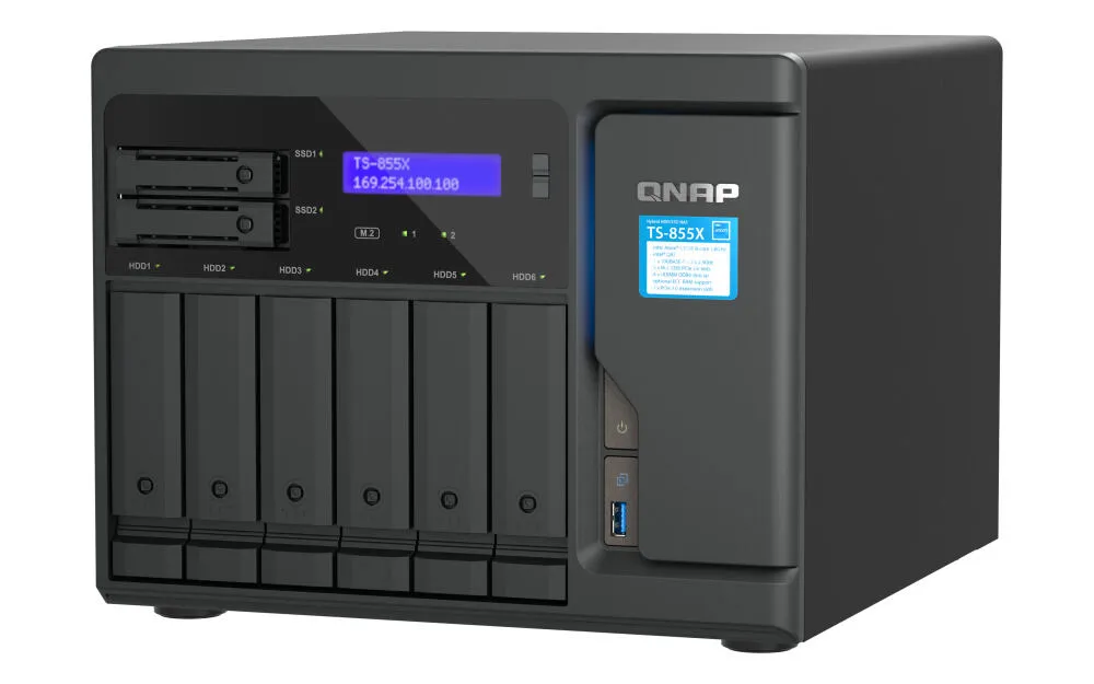 QNAP TS-855X-8G/48TB-EXOS Thumbnail 7