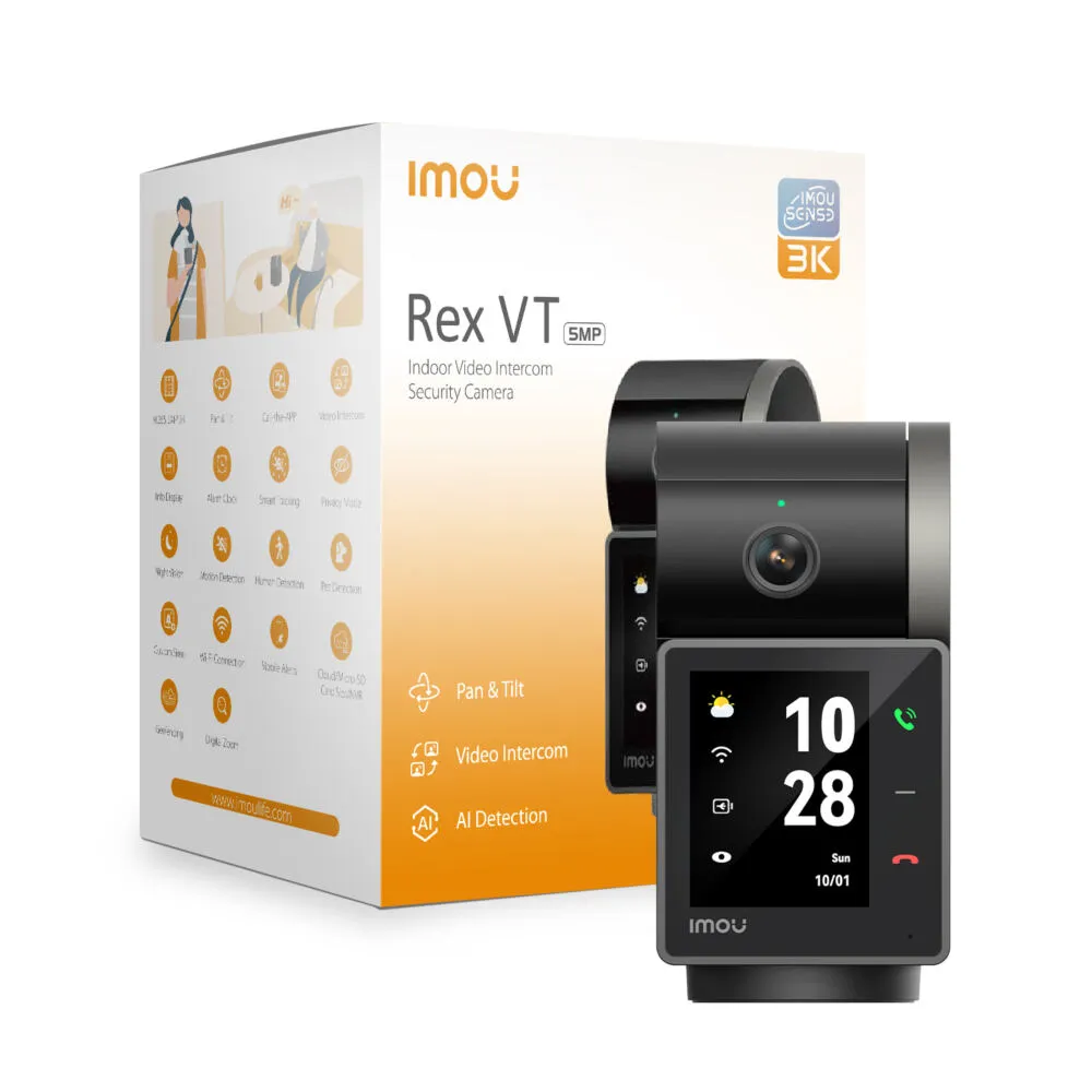 Imou Rex VT Pro IP güvenlik kamerası Bina içi 2880 x 1620 Piksel Masa Thumbnail 1