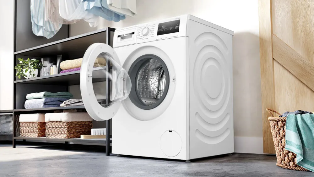 Bosch Serie 4 WAN2827ZFR çamaşır makinesi Önden yüklemeli 9 kg 1351 RPM Beyaz Thumbnail 3