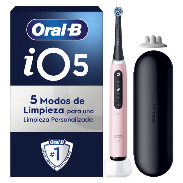 Oral-B 4210201414940 elektrikli diş fırçası Yetişkin Döner diş fırçası Siyah, Pembe Thumbnail 1
