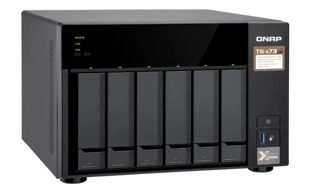 QNAP TS-673 4 GB TS-673-4G/5.76TB-IW110 Thumbnail 6