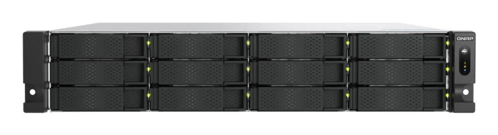 QNAP TS-h1277AXU-RP-R7-32G NAS Yatay (2U) AMD Ryzen™ 7 32 GB DDR5 0 TB QNAP QTS Alüminyum, Siyah