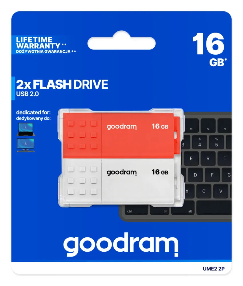 Goodram 2-PACK UME2-0320MXR11-2P 64 GB USB 3.2 Flash Bellek Thumbnail 12