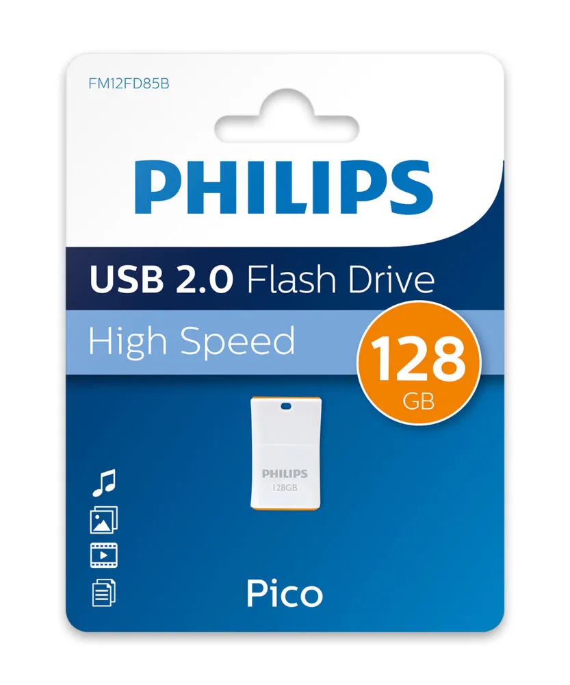 Philips Pico FM12FD85B/00 128 GB USB 2.0 Flash Bellek Thumbnail 6