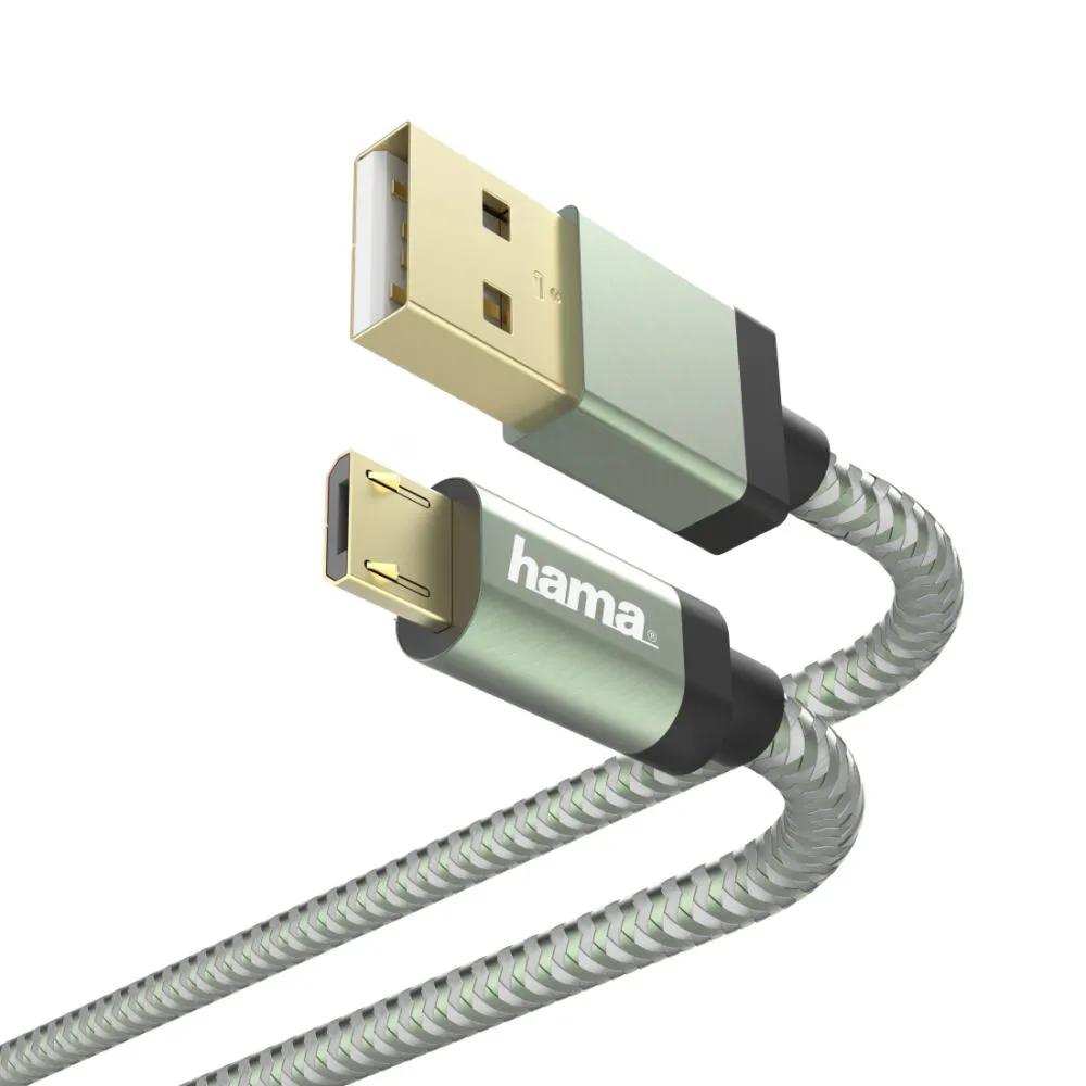 Hama Reflective 00187235 USB A to Micro-USB A (1,5 m) USB Kablosu Thumbnail 1