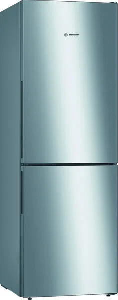 Bosch Serie 4 KGV33VLEA donduruculu buz dolabı Solo 289 l Paslanmaz çelik Buzdolabı