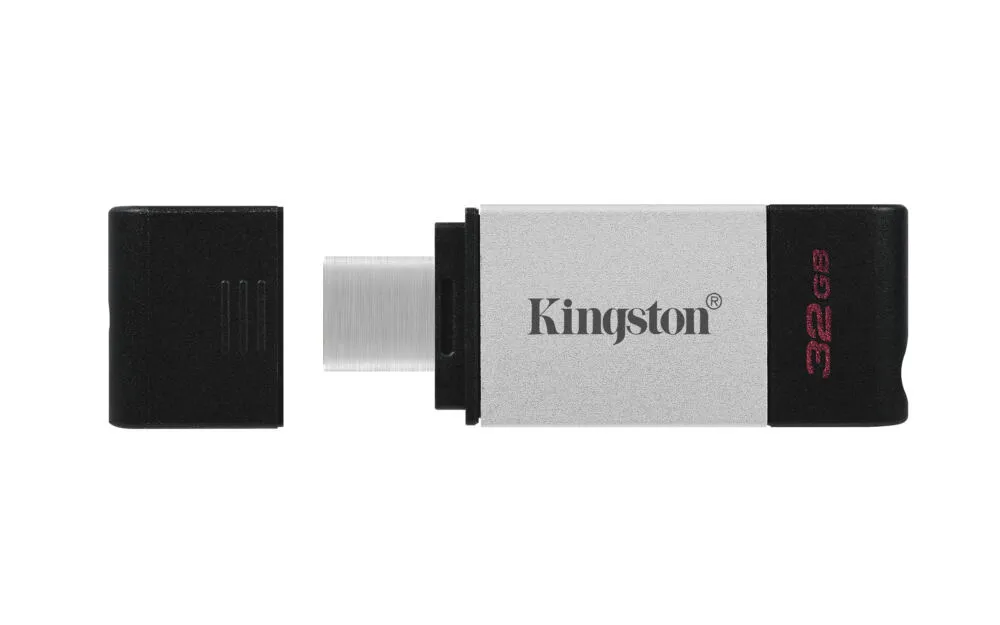 Kingston Technology 80 Co-logo 32 GB DT80/32GBCL Type-C USB 3.2 200 MB/s Flash Bellek Thumbnail 6