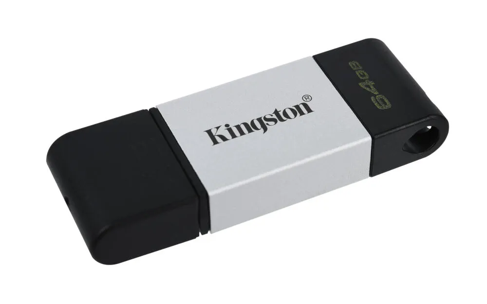 Kingston Technology 80 Co-logo 64 GB DT80/64GBCL Type-C USB 3.2 200 MB/s Flash Bellek Thumbnail 4