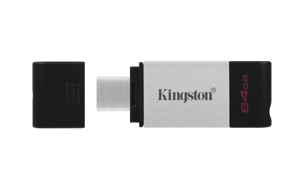 Kingston Technology 80 Co-logo 64 GB DT80/64GBCL Type-C USB 3.2 200 MB/s Flash Bellek Thumbnail 6
