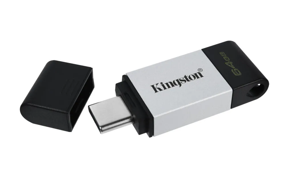 Kingston Technology 80 Co-logo 64 GB DT80/64GBCL Type-C USB 3.2 200 MB/s Flash Bellek Thumbnail 8
