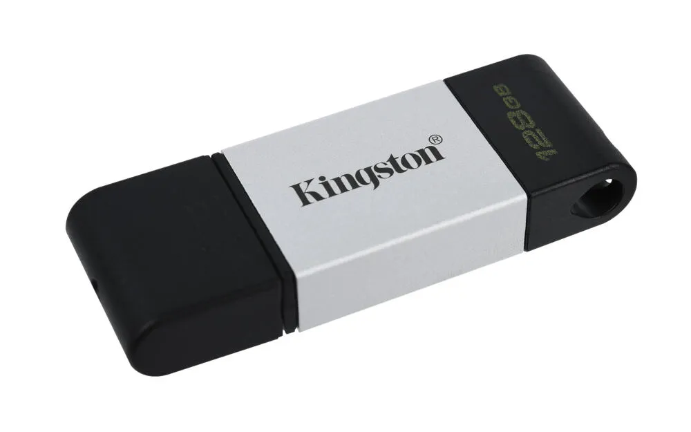 Kingston Technology 80 Co-logo 128 GB DT80/128GBCL Type-C USB 3.2 200 MB/s Flash Bellek Thumbnail 3