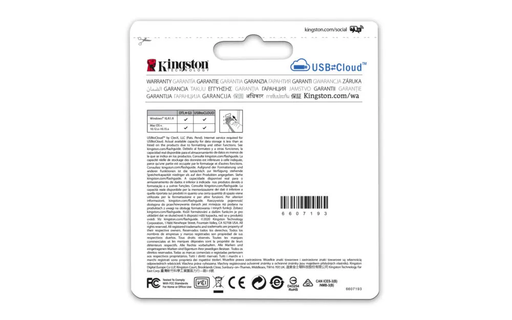 Kingston Technology Locker+ G3 128 GB DTLPG3/128GB USB 3.2 Flash Bellek Thumbnail 10