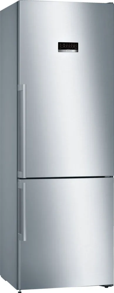 Bosch Serie 4 KGN49EIDP donduruculu buz dolabı Solo 438 l Paslanmaz çelik Buzdolabı