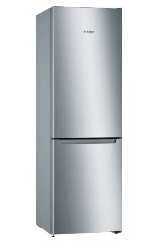 Bosch Serie 2 KGN36NLEB donduruculu buz dolabı Solo 305 l Paslanmaz çelik Buzdolabı
