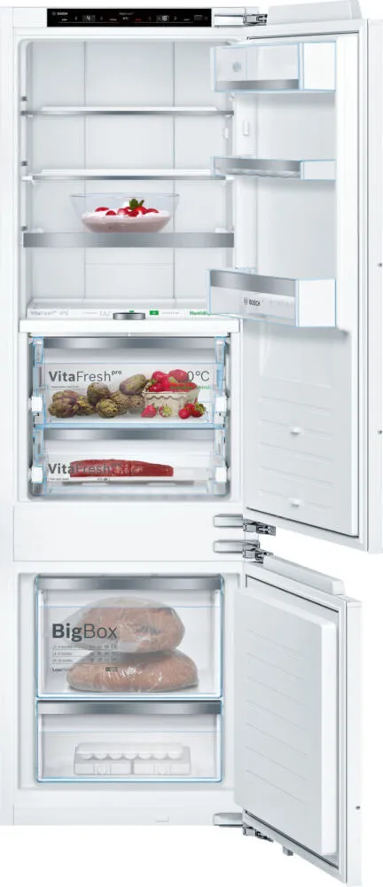 Bosch Serie 8 KIF87PFE0 donduruculu buz dolabı Ankastre 237 l Beyaz Buzdolabı