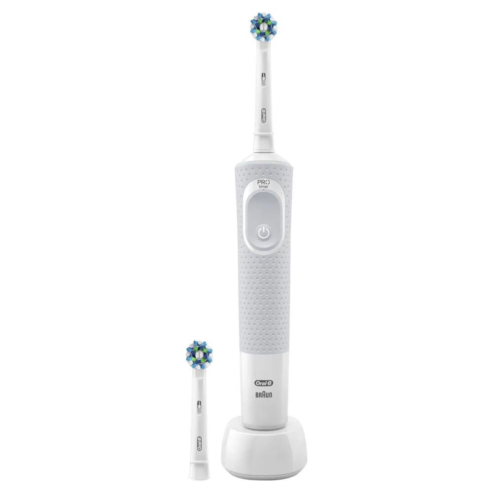 Oral-B Vitality 80327186 elektrikli diş fırçası Yetişkin Döner-titreşimli diş fırçası Beyaz Şarjlı Diş Fırçaları