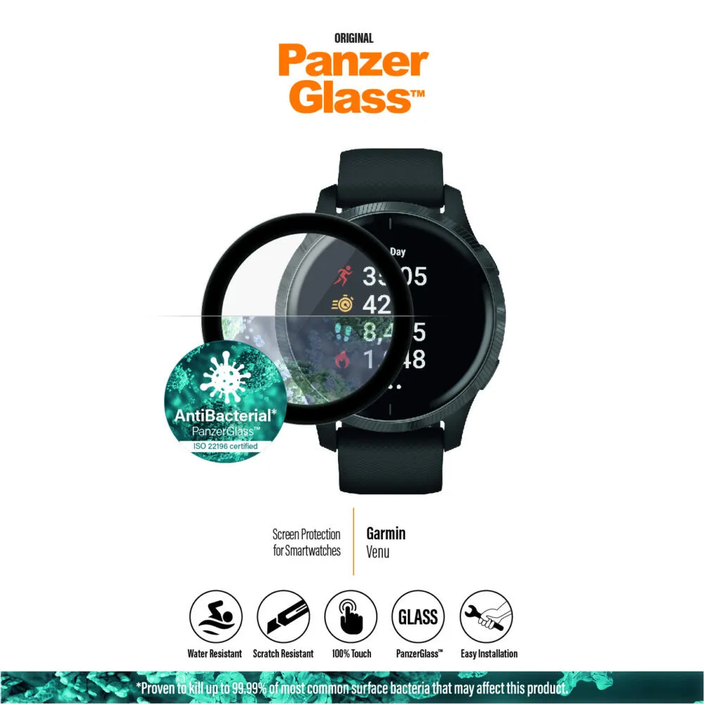 PanzerGlass® Garmin Venu | Screen Protector Glass 3603 Thumbnail 6