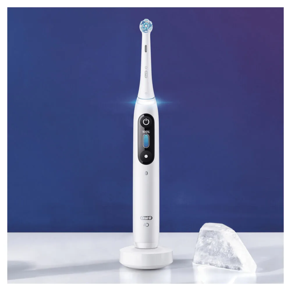 Oral-B iO 8n Yetişkin Titreşimli diş fırçası Beyaz Thumbnail 4