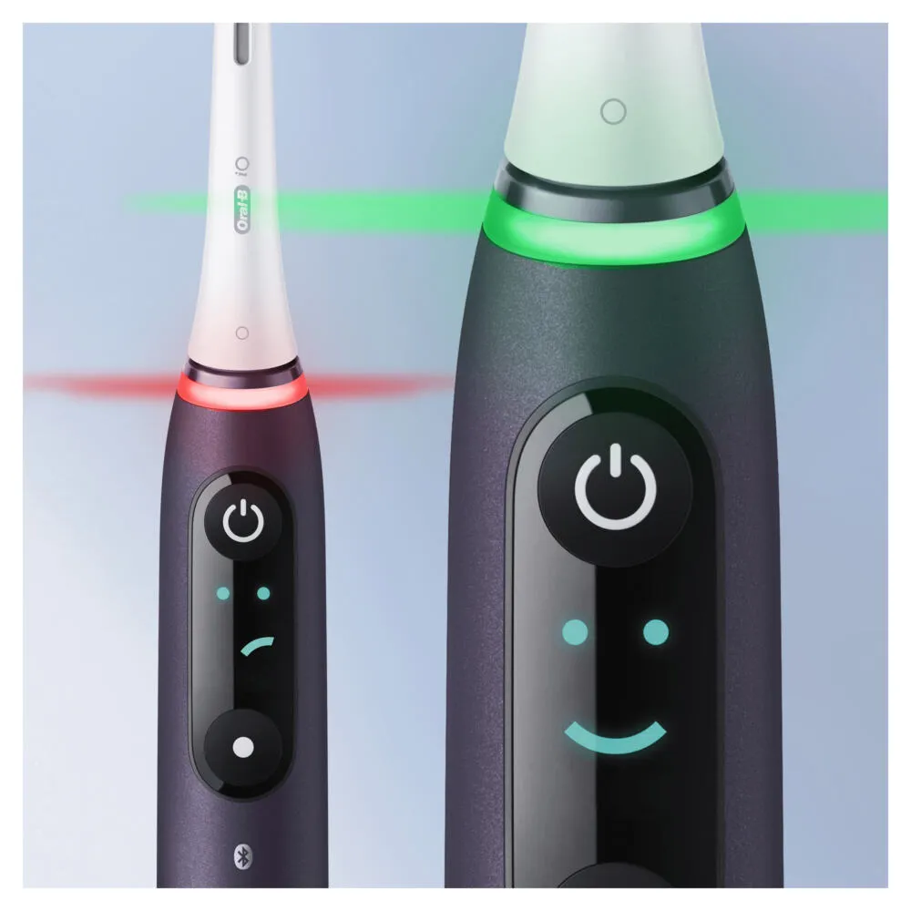 Oral-B iO 8n Yetişkin Titreşimli diş fırçası Mor, Beyaz Thumbnail 6