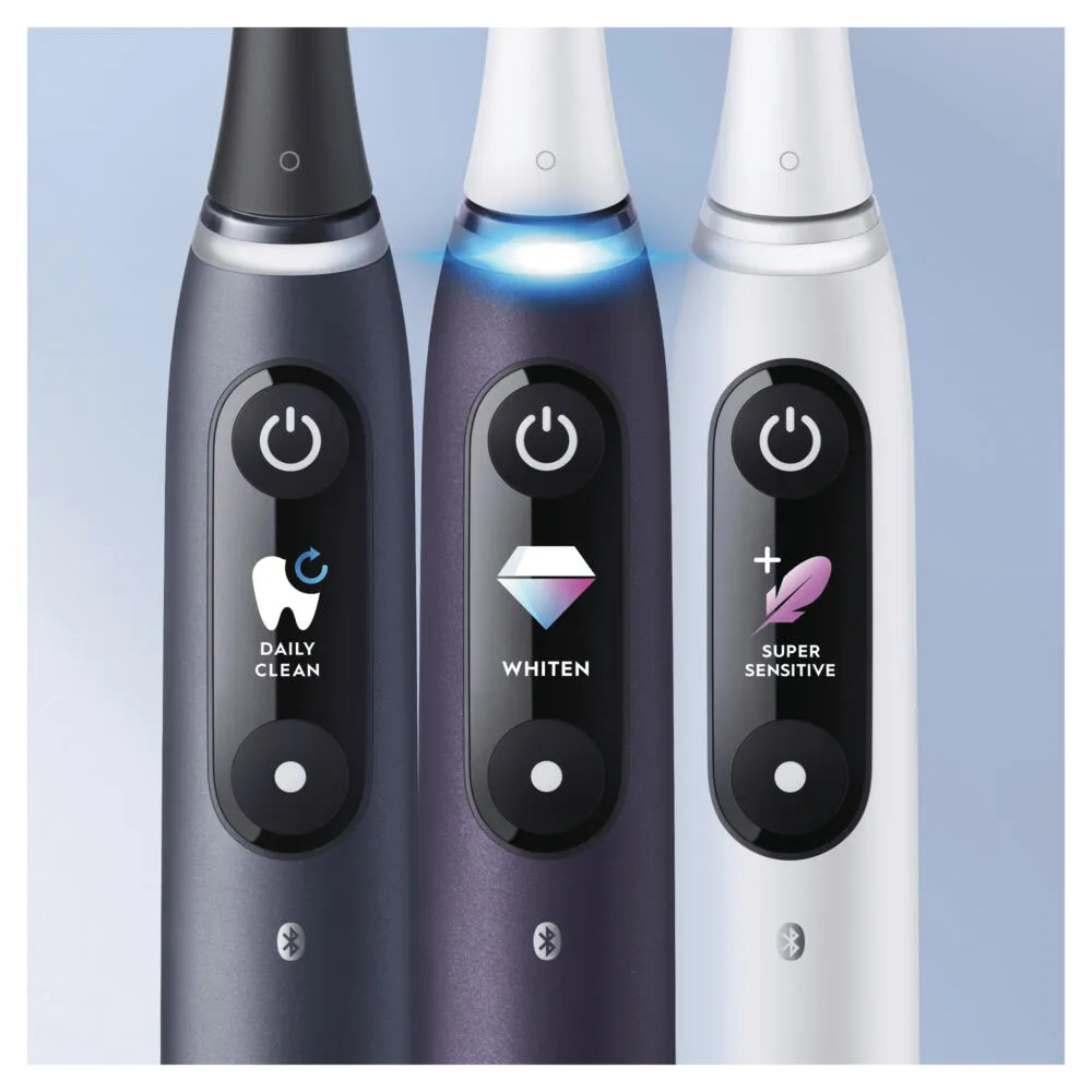Oral-B iO 8n Yetişkin Titreşimli diş fırçası Mor, Beyaz Thumbnail 5