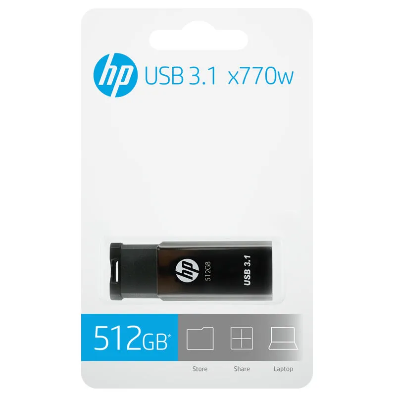 HP x770w 512 GB HPFD770W-512 USB 3.2 400 MB/s Flash Bellek Thumbnail 5