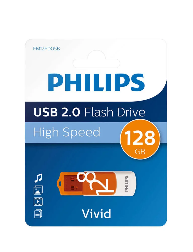 Philips FM12FD05B 128 GB FM12FD05B/00 USB 2.0 Flash Bellek Thumbnail 4