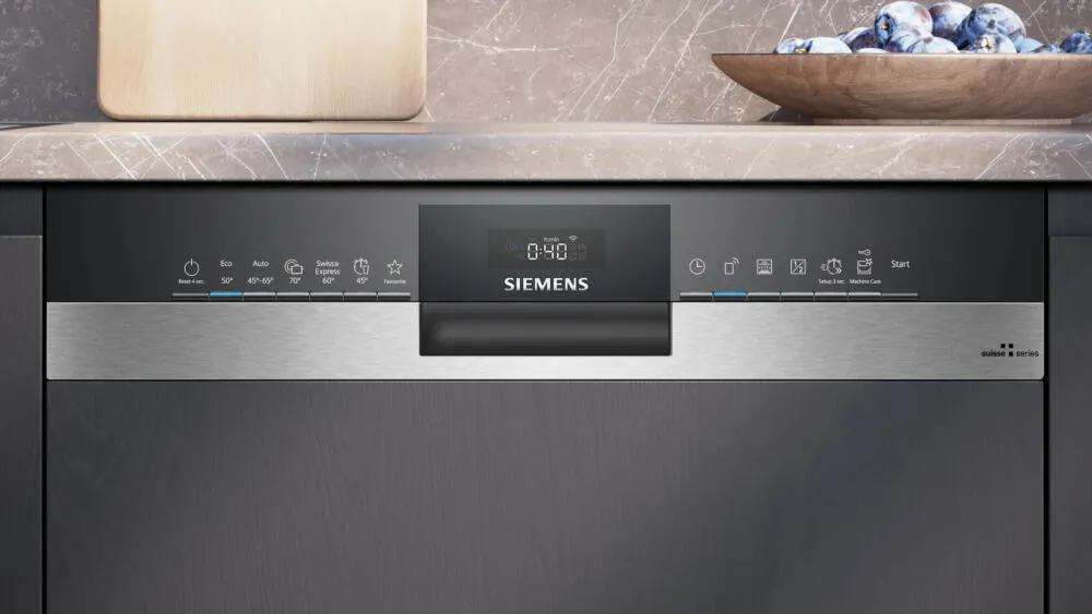 Siemens iQ300 SX53ES02AH bulaşık makinesi Yarı ankastre 13 kişilik Thumbnail 3