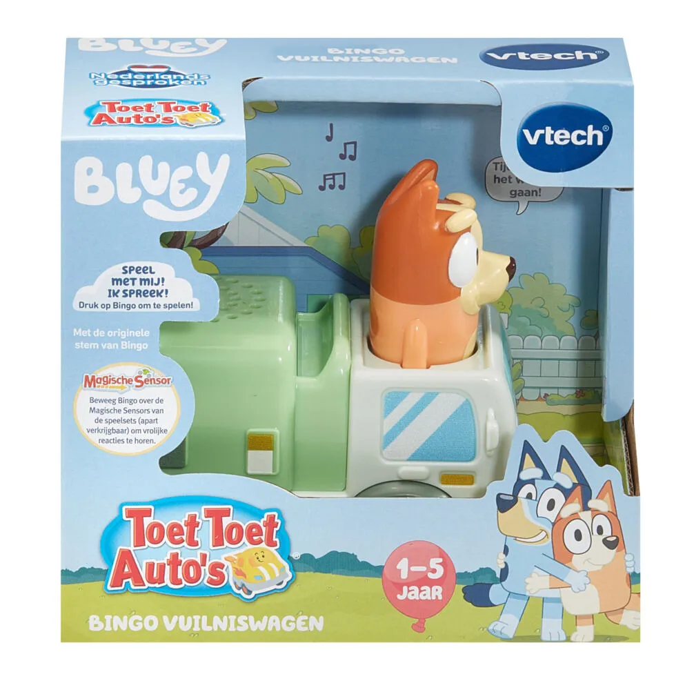 VTech Toet Auto's Bingo Vuilniswagen 80-584223 Thumbnail 13