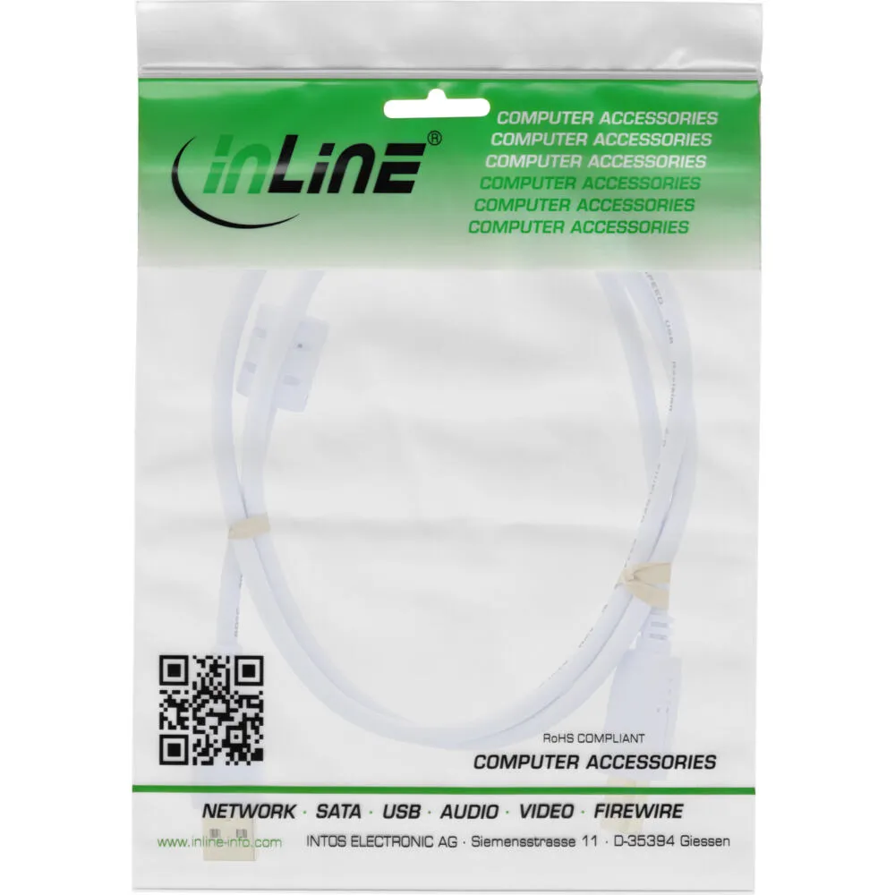 InLine 34535W USB A to USB B (3 m) USB Kablosu Thumbnail 2