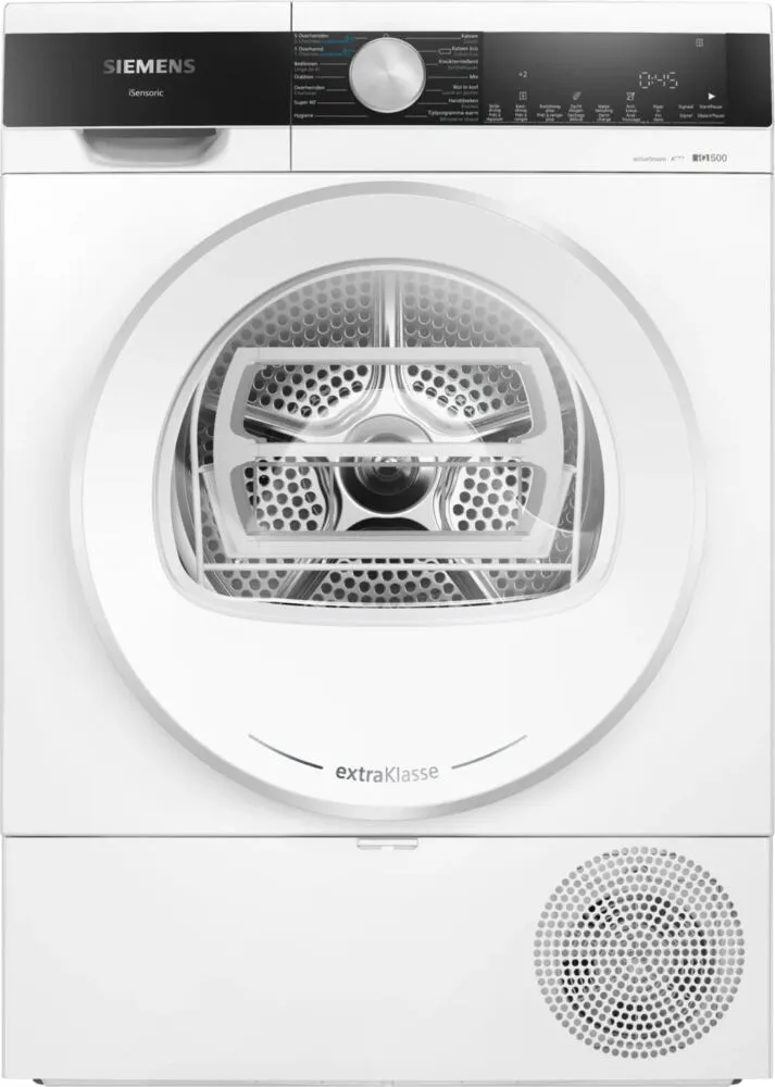 Siemens iQ500 WQ46H2CSFG kurutucu Solo Önden yüklemeli 9 kg Beyaz Kurutma Makinesi