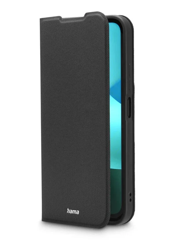Hama Daily Protect Cep telefonu kılıfı 17,5 cm (6.9") Ters çevirilen kapaklı kılıf Siyah Thumbnail 2
