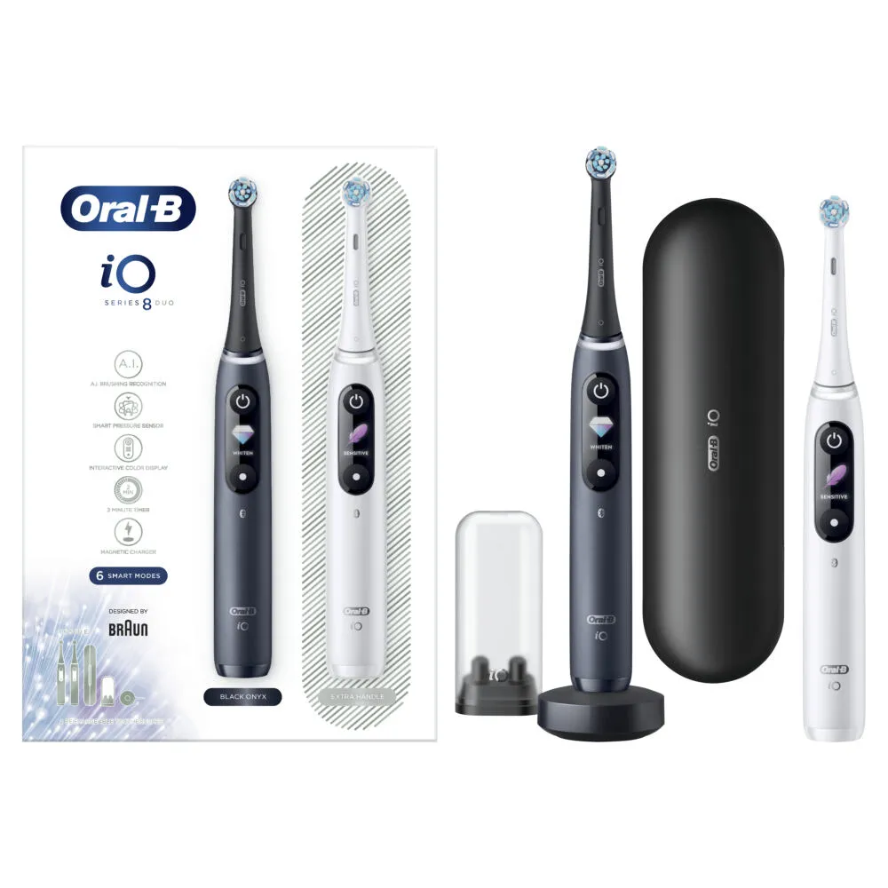Oral-B 80338221 elektrikli diş fırçası Yetişkin Titreşimli diş fırçası Mor, Beyaz Şarjlı Diş Fırçaları